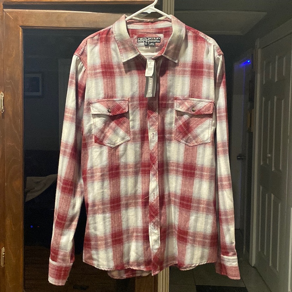 Mens Flannel Button Up